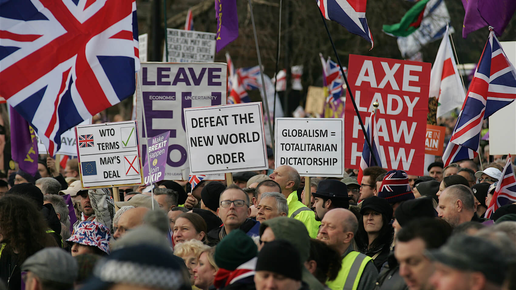 Brexit Betrayed Rally organised by UKIP in London on September 12, 2019. Photo: Rupert Rivett.