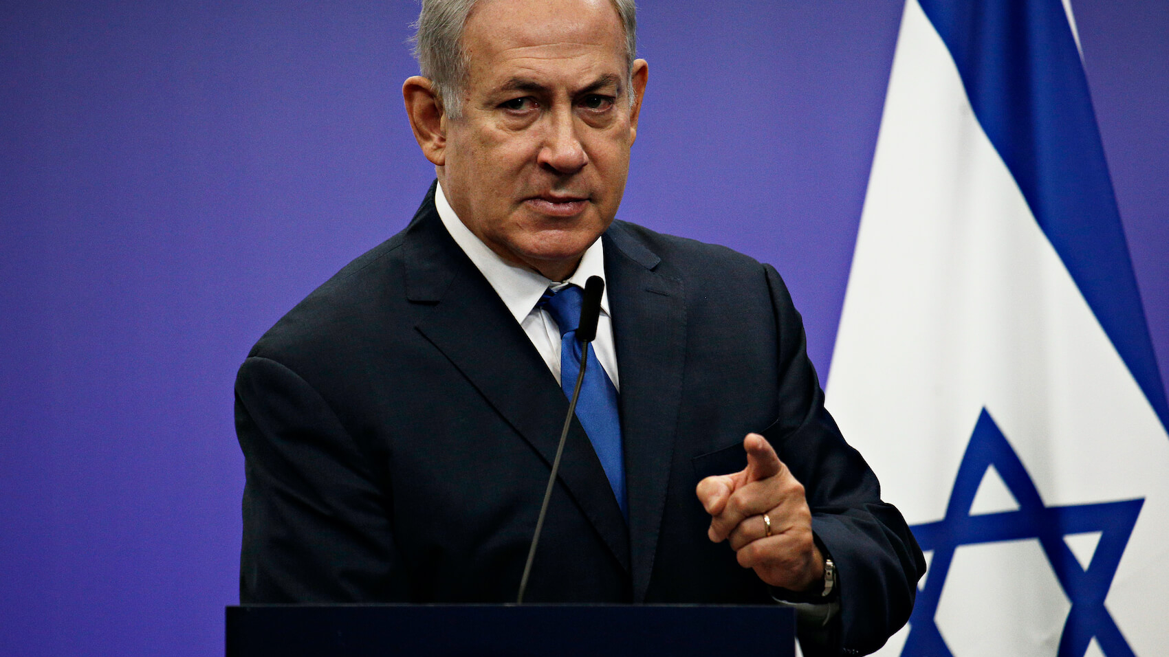Benjamin Netanyahu, the leader of Likud party. Photo: Alexandros Michailidis.