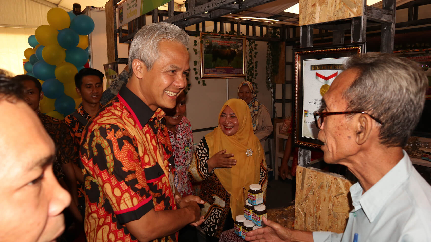 Ganjar Pranowo, as Central Java Governor, at a cultural festival in Batang / Central Java Regency, Indonesia on October 2, 2018. Photo: Shutterstock.