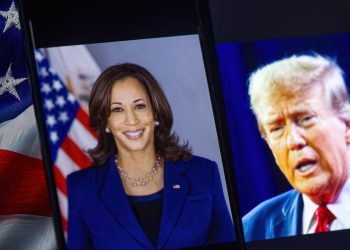 US presidential candidates Kamala Harris and Donald Trump. Photo: Shutterstock.