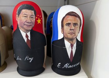 Matryoshka dolls for sale in souvenir shop in Budapest, Hungary on December 21, 2022. Photo: Alexandros Michailidis.