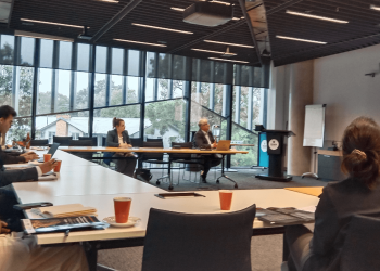 A moment from the International Conference on ‘Digital Complexity and Disinformation in the Indo-Pacific,’ held in a hybrid format from Melbourne on September 25-26, 2024.