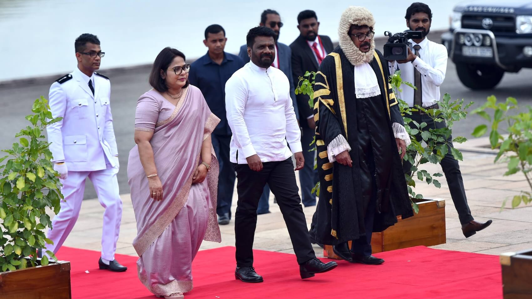 Sri Lanka’s President Anura Kumara Dissanayake attends the ceremonial opening of the First Session of the Tenth Parliament at the Sri Lankan Parliament in Colombo on November 21, 2024. Photo: Ruwan Walpola.