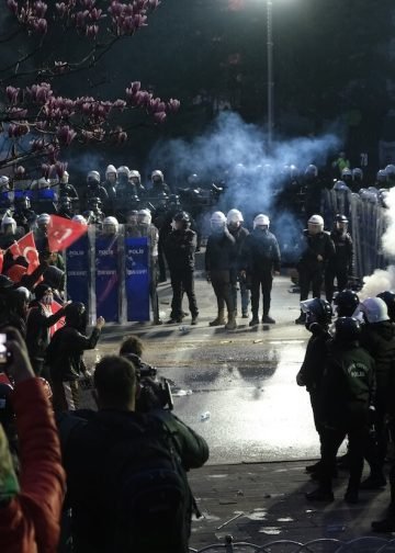Protests in Turkey.