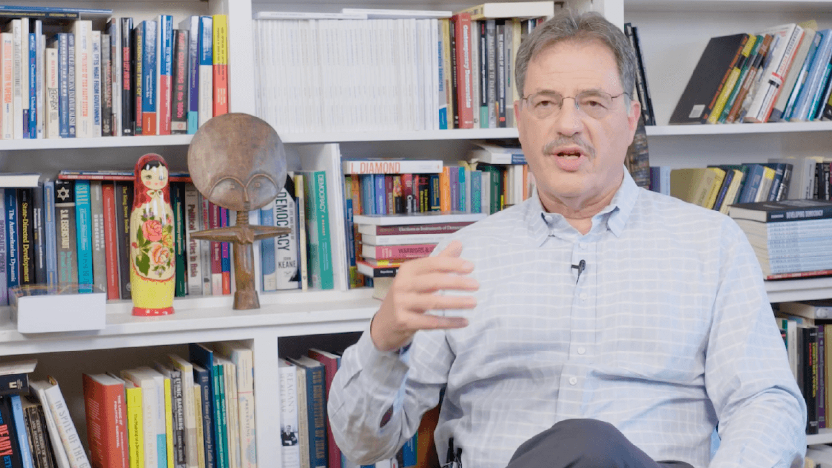 Professor Larry Diamond, a renowned expert on democratic development and Senior Fellow at Stanford University’s Hoover Institution and Freeman Spogli Institute for International Studies.