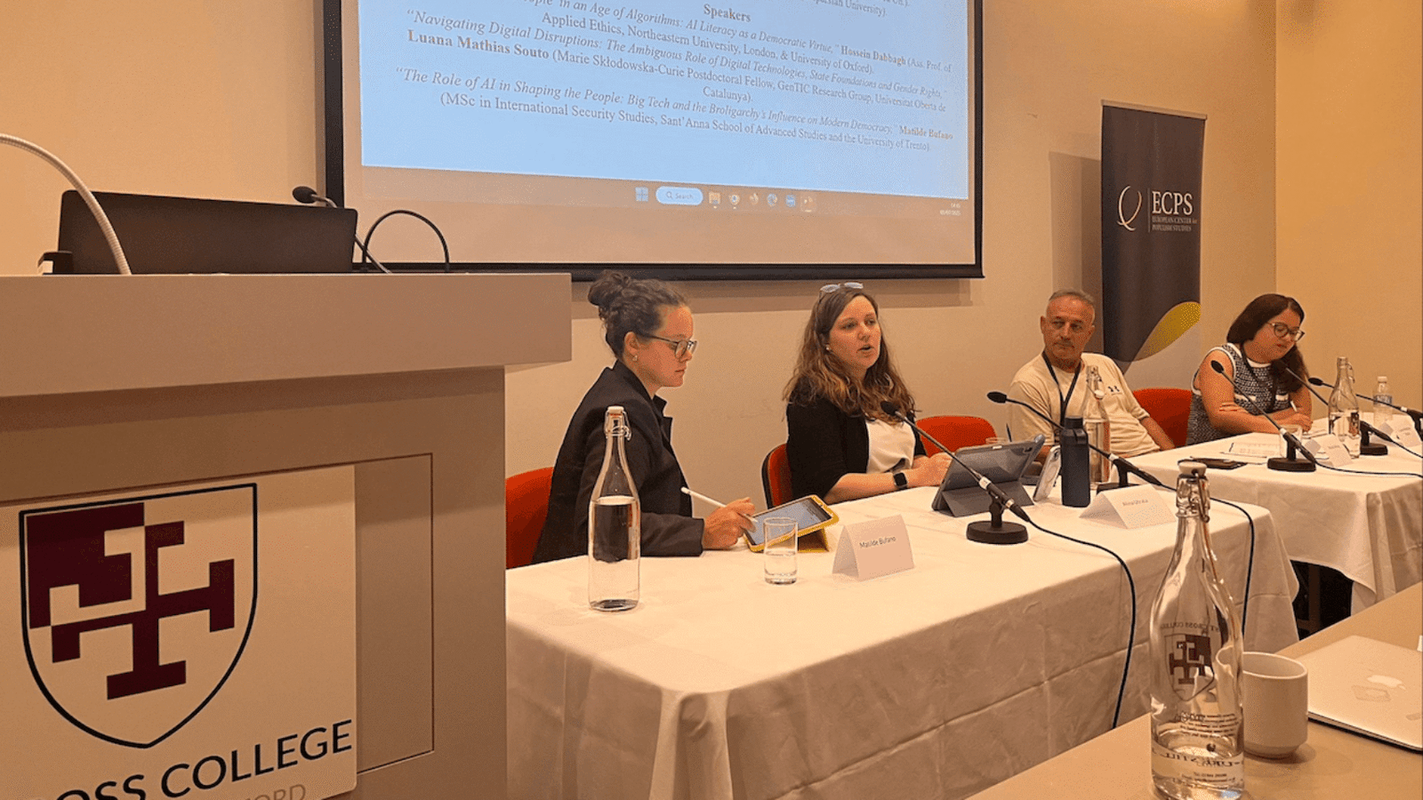 Alina Utrata, Murat Aktaş, Luana Mathias Souto and Matilde Bufano explore how artificial intelligence, digital infrastructures, and Big Tech influence democratic participation, redefine 'the people,' and challenge gender rights and state foundations in the digital age.