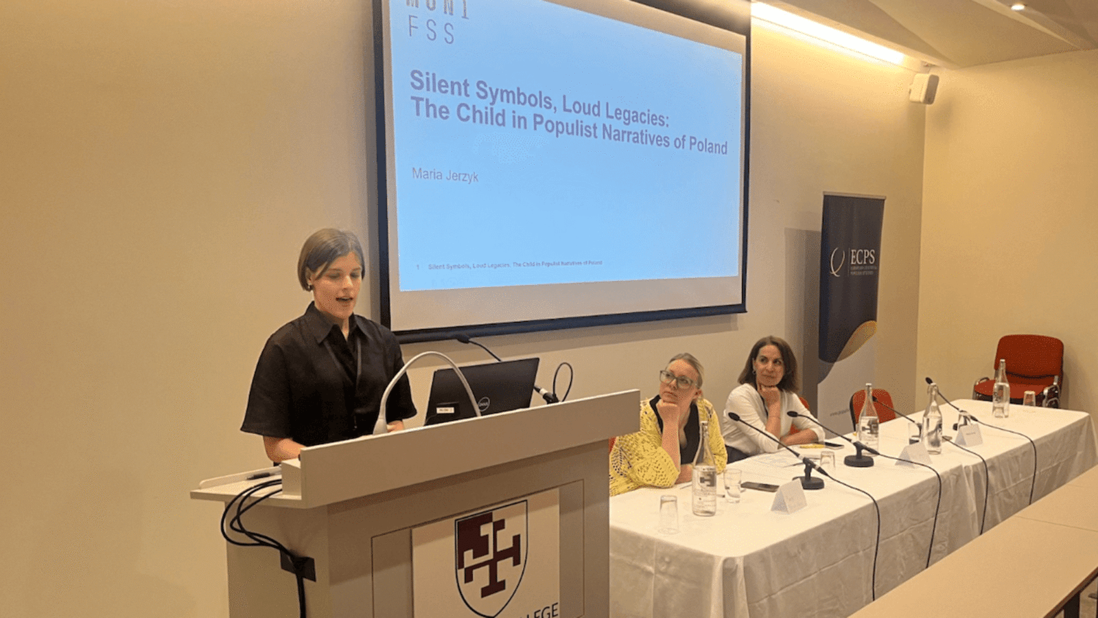 In Panel 3, Maria Jerzyk (Masaryk University) presented an interdisciplinary analysis of how children are used as symbolic tools in populist discourse in post-communist Poland.