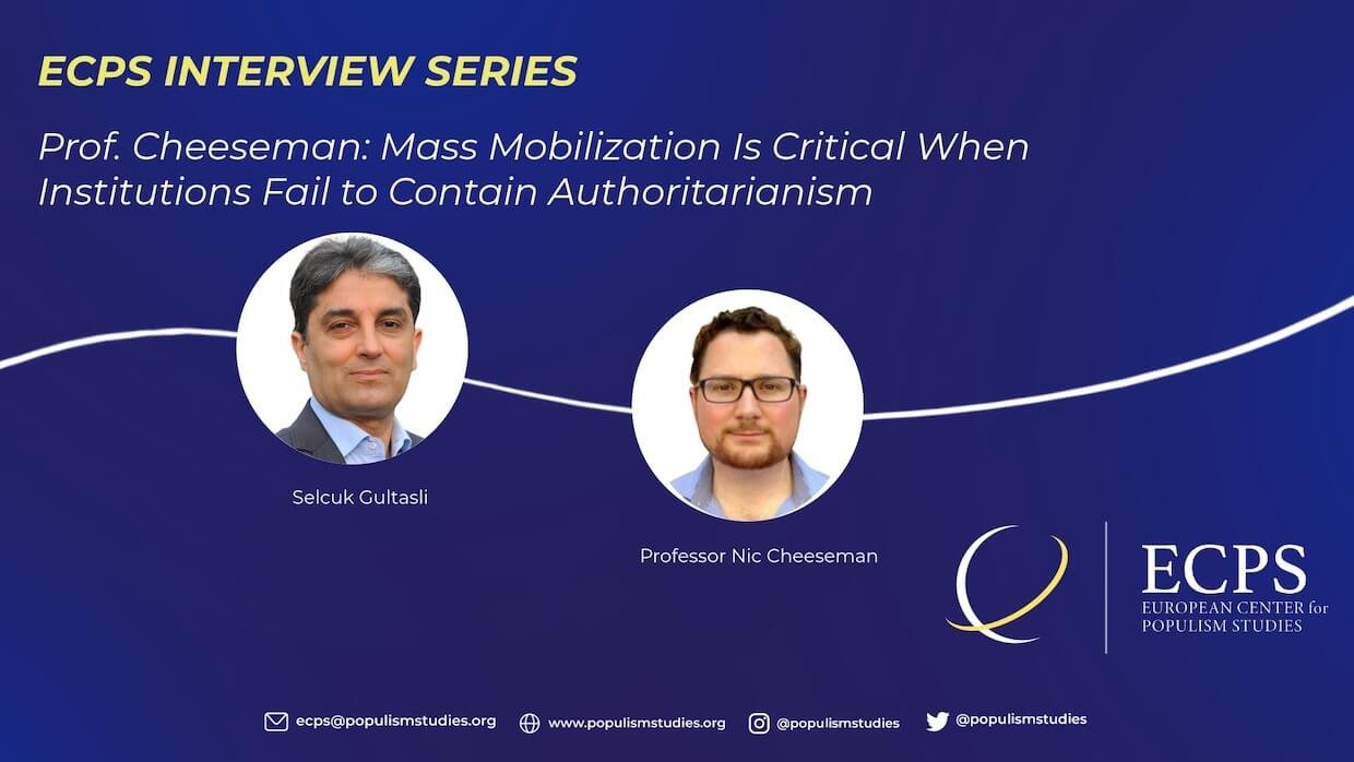 Prof. Cheeseman: Mass Mobilization Is Critical When Institutions Fail ...