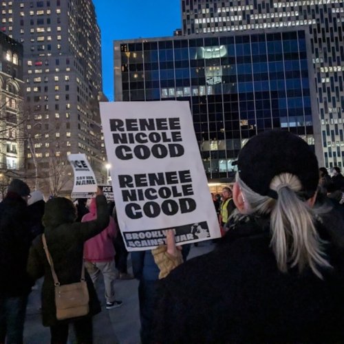 Protest against ICE following the killing of Renee Nicole Good, a 37-year-old Minneapolis woman fatally shot by a US Immigration and Customs Enforcement (ICE) agent during a federal operation, in Foley Square, Manhattan, NYC, USA on January 8, 2026. The fatal encounter has sparked national outrage and protests demanding accountability and reform of ICE use-of-force policies. Photo: Dreamstime.