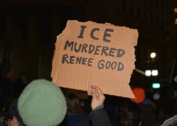 Protest against ICE following the killing of Renee Nicole Good, a 37-year-old Minneapolis woman fatally shot by a US Immigration and Customs Enforcement (ICE) agent during a federal operation, in Foley Square, Manhattan, NYC, USA on January 8, 2026. The fatal encounter has sparked national outrage and protests demanding accountability and reform of ICE use-of-force policies. Photo: Dreamstime.