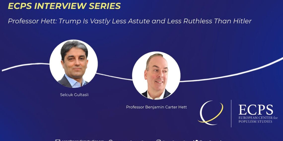 Professor Benjamin Carter Hett, a leading historian of Nazi Germany at Hunter College and the Graduate Center, CUNY.