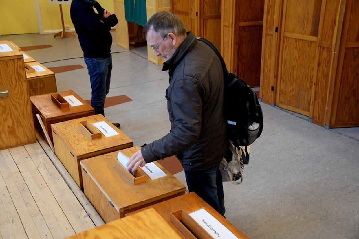 Denmark votes in parliamentary elections in Copenhagen.