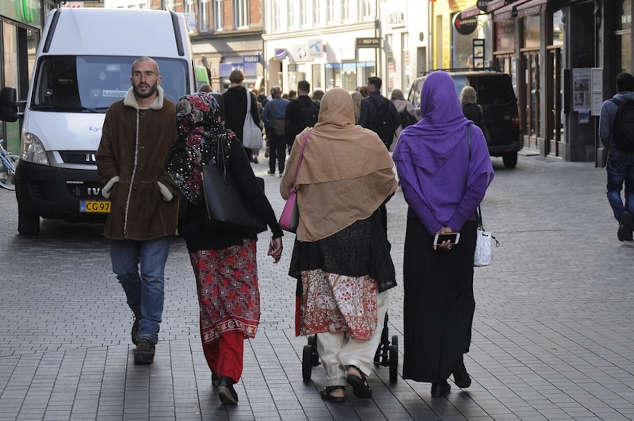 Pakistani or Indian migrants in Copenhagen.