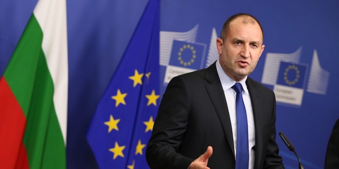 Bulgarian President Rumen Radev.