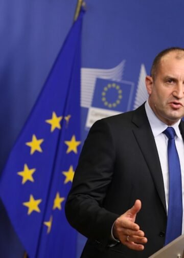 Bulgarian President Rumen Radev.