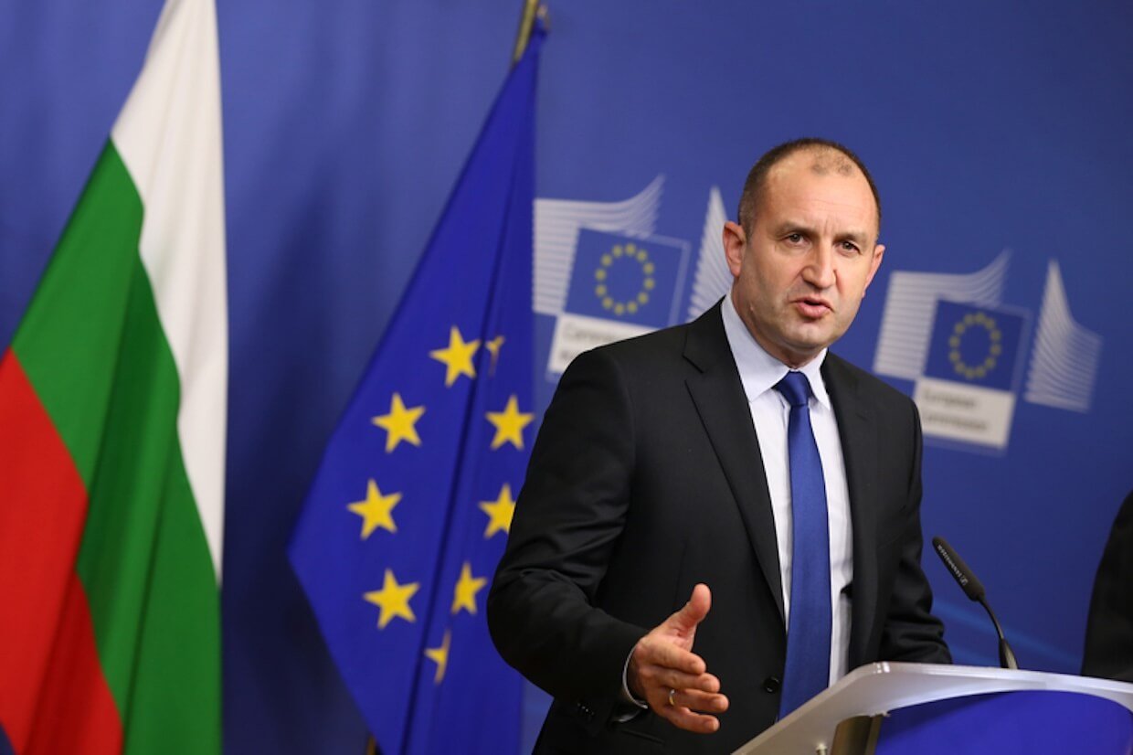 Bulgarian President Rumen Radev.