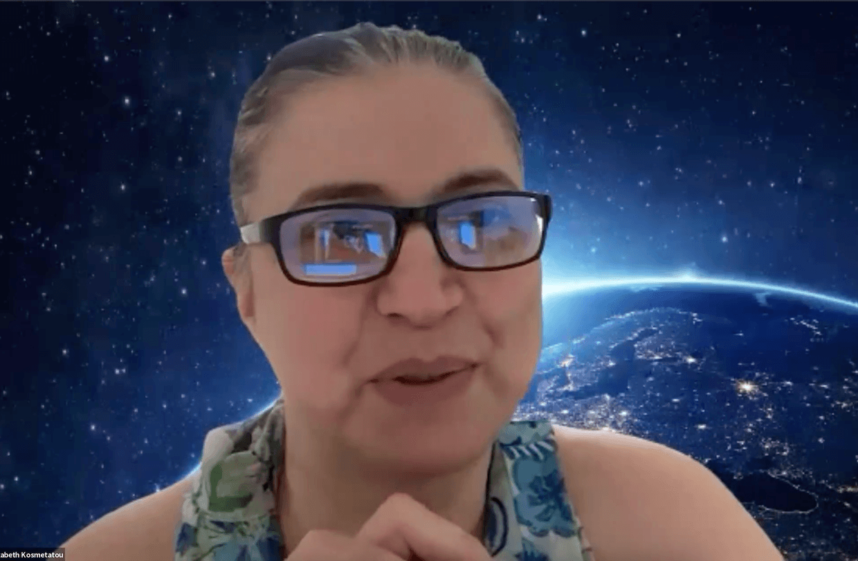 Professor Elizabeth Kosmetatou.