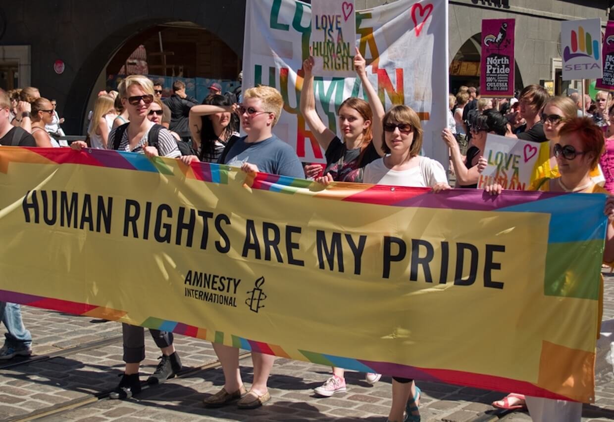 Helsinki Pride parade.