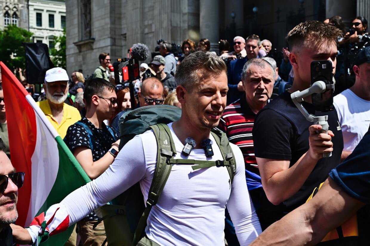 Tisza leader P&eacute;ter Magyar