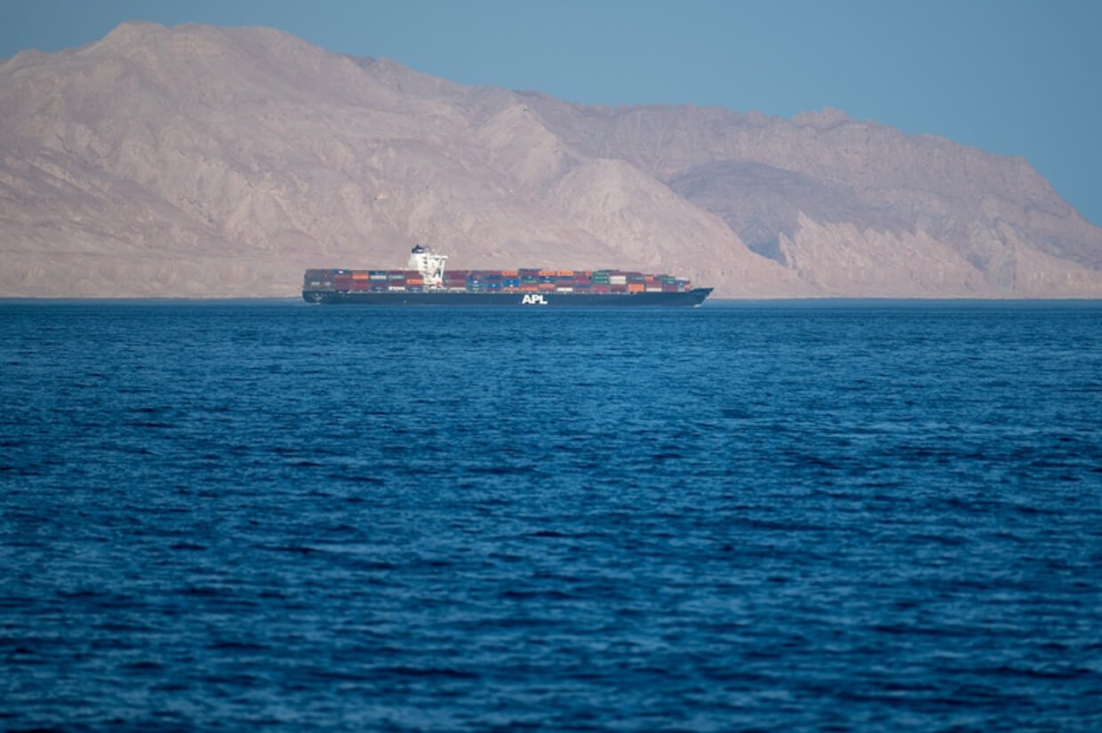The Strait of Hormuz.
