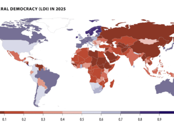 Figure from the V-Dem Institute Democracy Report 2026.