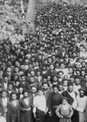 General strike in British Embassy in Tehran in 1905.