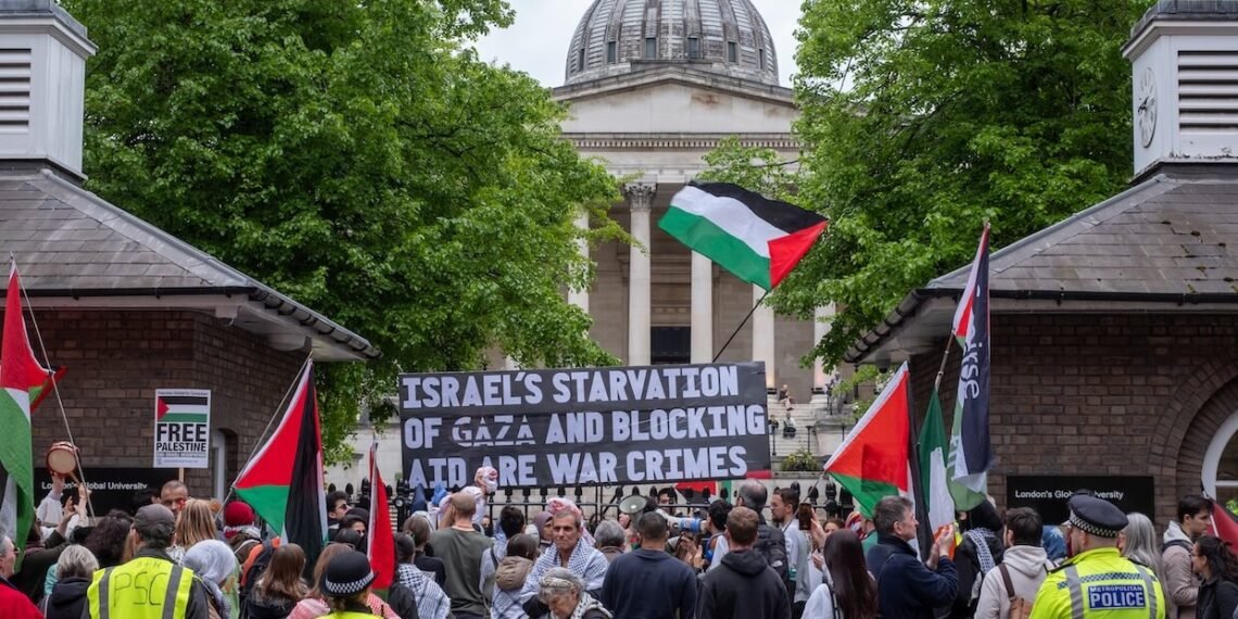 Pro-Palestinian protest.