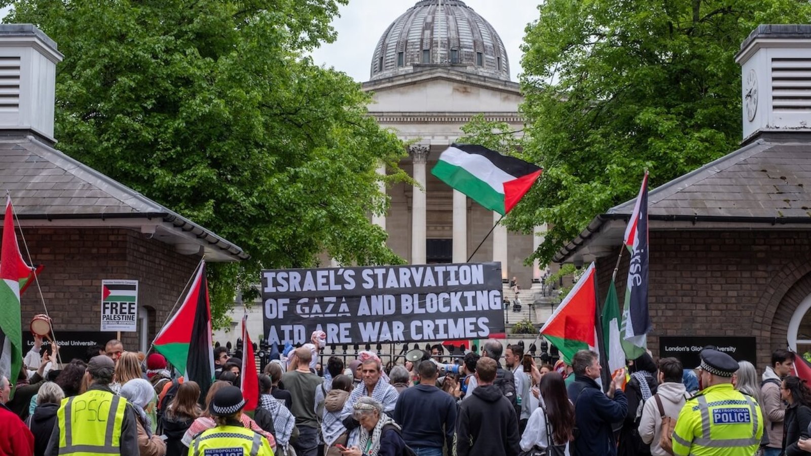 Pro-Palestinian protest.