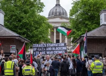 Pro-Palestinian protest.