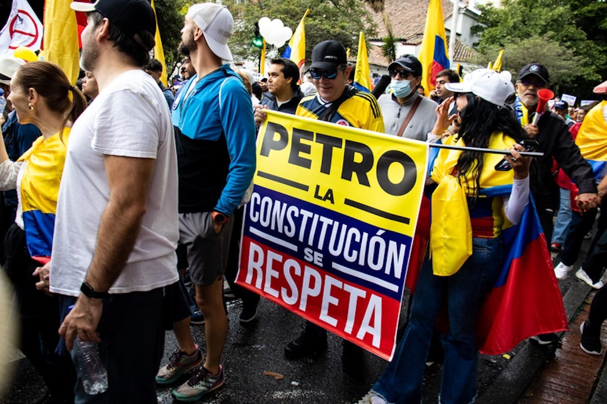 Colombia, protest.