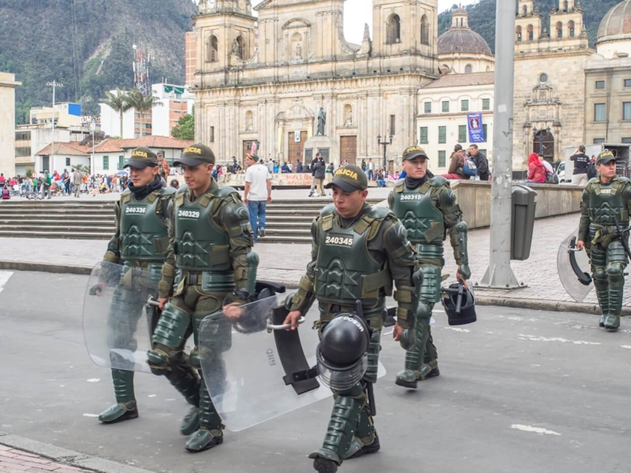 Colombia police.