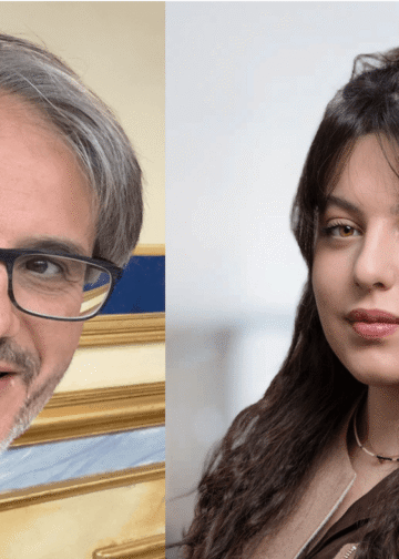 Professor Oscar Mazzoleni and Dr. Klaudia Koxha.