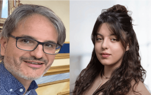 Professor Oscar Mazzoleni and Dr. Klaudia Koxha.