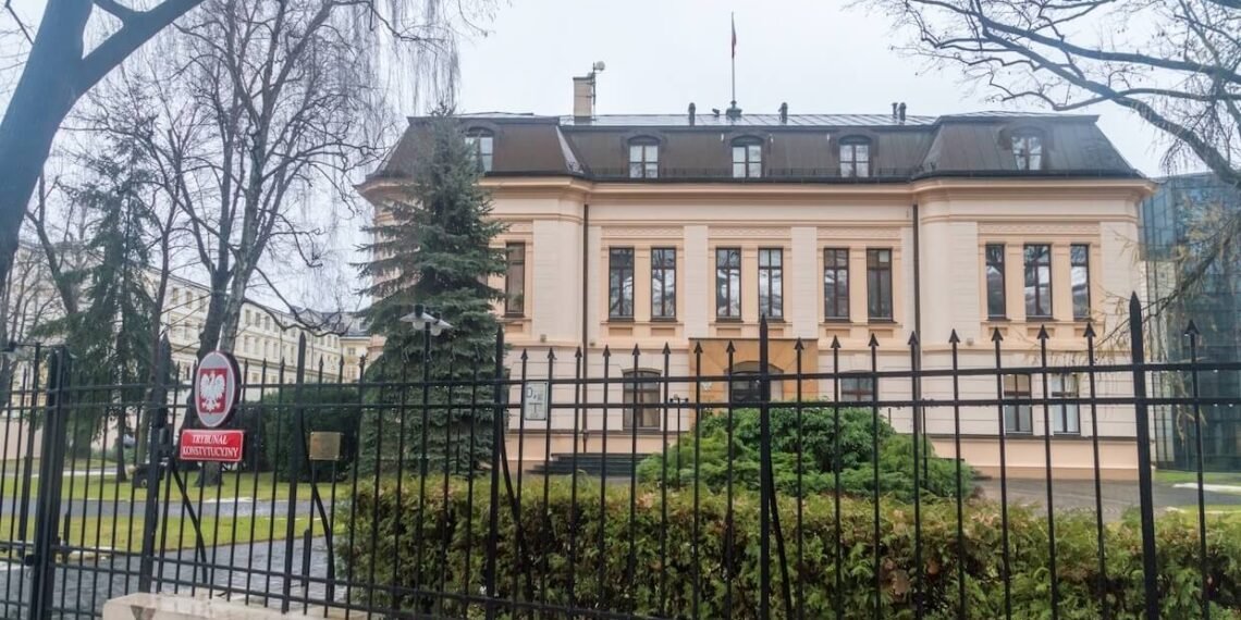 The Constitutional Tribunal (Trybunał Konstytucyjny), Poland’s constitutional court, in Warsaw.