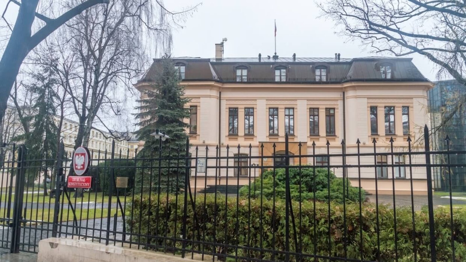 The Constitutional Tribunal (Trybunał Konstytucyjny), Poland’s constitutional court, in Warsaw.
