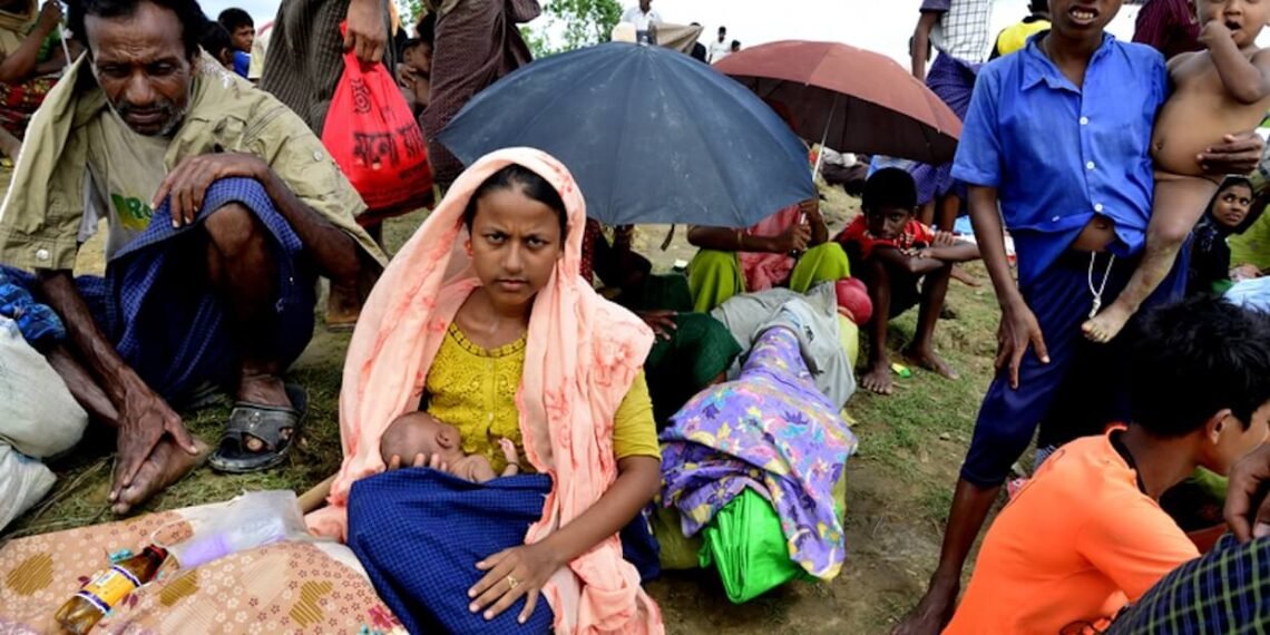 Rohingya refugees.