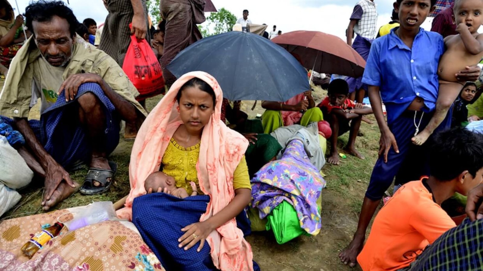 Rohingya refugees.