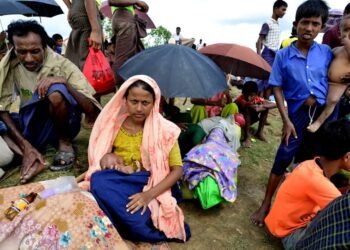 Rohingya refugees.