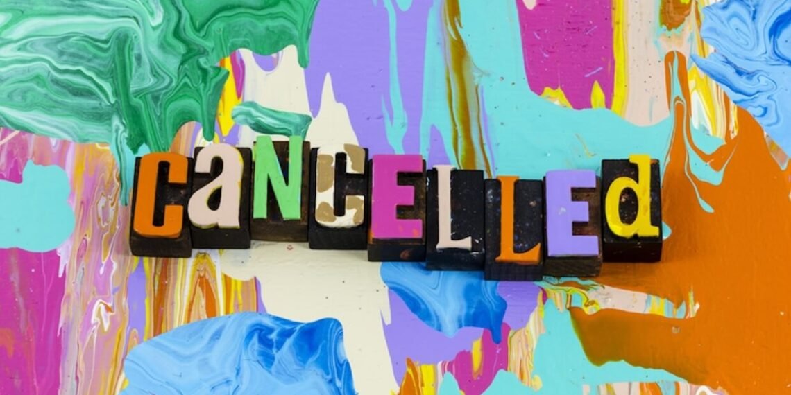 Illustration depicting “cancel culture”.