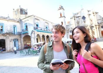 Tourists in Havana.
