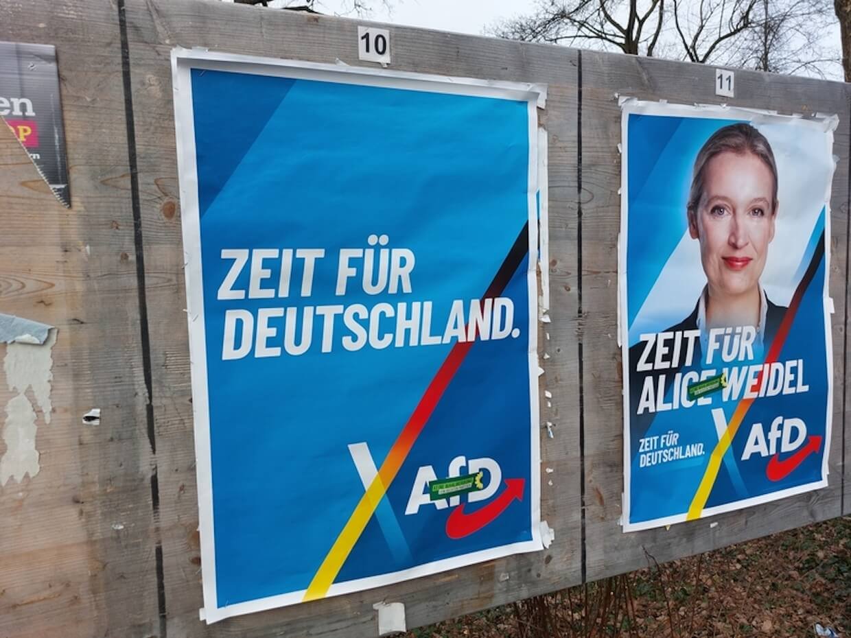 AfD posters.